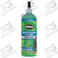 SLIME Tire Sealant: Tire Repair Sealant, Liquid, Bottle, 24 oz Container Size, Green (MPN 10008). Key specifications — Container Type: Bottle; Product Type: Tire Repair Sealant; Product Form: Liquid; Compatible Tire Type: Golf Cart Tires; Brand: SLIME.