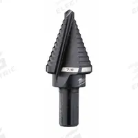 MILWAUKEE Step Drill Bit: 7/8", Black Oxide HSS, 3-Flats Shank (MPN 48-89-9207). Key specifications — attr1234936: Not Impact Rated.