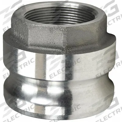 DIXON VALVE & COUPLING Cam and Groove Adapter: 6 in Coupling Size, 4 in Hose Fitting Size, 4 in -8 Thread Size - Type A Aluminum Cam & Groove Fittings