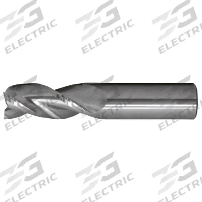 CLEVELAND Square End Mill: Carbide, 3 Flute, 1" Mill Dia, 2-1/2" LOC, 5" OAL (MPN C72430) - Carbide Square End Mills for Aluminum