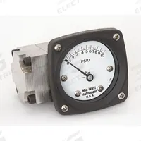 MIDWEST INSTRUMENT Differential Pressure Gauge: Back, 1/4 in NPT Female, Model 142, 2 1/2 in Dial (MPN 142-SA-00-OO-10P). Key specifications — Sensor Type: Diaphragm; Series: Model 142; Housing Material: 316 Stainless Steel; Certificate of Calibration: Not Included.