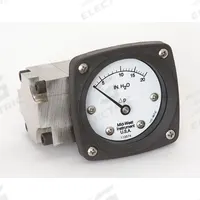 MIDWEST INSTRUMENT Differential Pressure Gauge: Back, 1/4 in NPT Female, Model 142, 2 1/2 in Dial (MPN 142-SA-00-OO-20H). Key specifications — Sensor Type: Diaphragm; Series: Model 142; Housing Material: 316 Stainless Steel; Certificate of Calibration: Not Included.