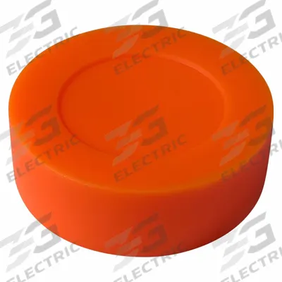 CHAMPION SPORTS Hockey Puck Set: Orange, Plastic, 3 in Overall Dia - Floor Hockey Pucks