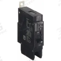 EATON Miniature Circuit Breaker: 20 A, 277V AC, Single Phase, 14kA at 277V AC, 1 Poles, Std (MPN GHB1020). Key specifications — attr195951: 20 A; attr195952: 277V AC; attr195953: Single; attr195954: 14kA at 277V AC; attr195958: Standard; attr195955: Eaton Powerline Panelboards; attr211136: EATON.