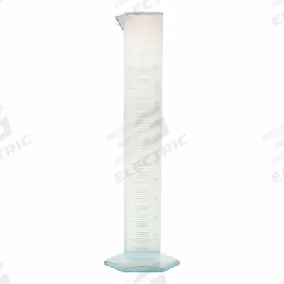 APPROVED VENDOR Graduated Cylinder: Polypropylene, 1 L, To Contain (TC), Hexagon - Plastic Graduated Cylinders