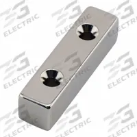 APPROVED VENDOR Rare Earth Magnet: Neodymium, 0.5 in Thick, 1/2 in Overall Wd, 2 in Overall Lg, 45 (MPN NB005055NCTSX2). Key specifications — Color: Silver; Max Pull Force: 58.33 lbf.