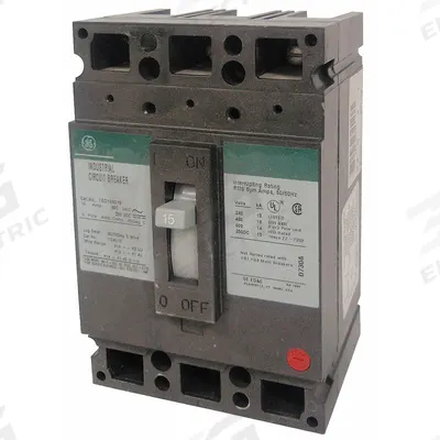 GE Molded Case Circuit Breaker: 20 A Amps, 14kA at 277V AC, Fixed, Line/Load Lug - TED-, TEHD-Frame GE Molded Case Circuit Breakers