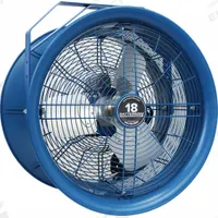 PATTERSON Mounted Fan: 18 in Blade Dia, 115/208 to 230V AC, 1/2 hp Motor HP, Ceiling Mount (MPN H18A-HV KIT). Key specifications — Brand: PATTERSON; Voltage: 115/208 to 230V AC; Number of Speeds: 1; Fan Mounting Location: Ceiling; Oscillation: Non-Oscillating.