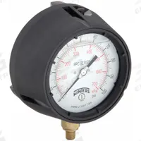 WINTERS Process Pressure Gauge: 0 psi to 100 psi, White, 4 1/2 in Dial, 1/4 in NPT Male, Bottom, PPC (MPN PPC5084-G-SG.). Key specifications — Brand: WINTERS; Pointer Color: Black; Accuracy: ±0.5%; Dial Color: White; Gauge Wetted Parts: Brass / Bronze; Case Material: Phenolic; Vibration Resistance Properties: Liquid-Filled; Pressure Range: 0 psi to 100 psi.