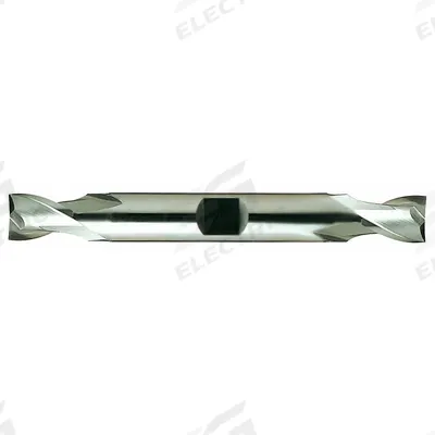 YG-1 Square End Mill: High Speed Steel, TiN Coated, Double End, 2 Flute, 1/2" Mill Dia - Double-End High-Speed Steel Square End Mills