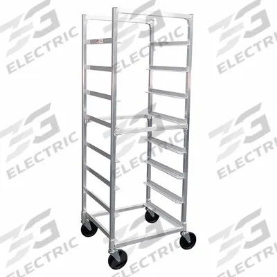 NEW AGE INDUSTRIAL Cup and Glass Rack: 8 Shelves, 8 Slots, 20 1/2 in Dp, 65 in Ht, 22 in Wd - Furnishings, Appliances and Hospitality