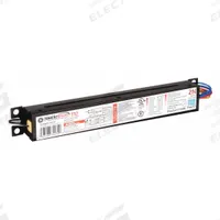 GE LAMPS Fluorescent Ballast: 120 to 277V AC, 1/2 Lamps Supported, 24 W_25 W_45 W Bulb Watt (MPN GE240PS-MV-N). Key specifications — Lamp Types Supported: (1 or 2) F25T12; Brand: GE LAMPS; Number of Lamps Supported: 1.