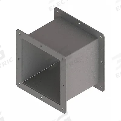 HOFFMAN Wireway Nipple: 6 in Wd, 6 in Ht, 6 in Lg - Nipples for Dust-Tight Wireways