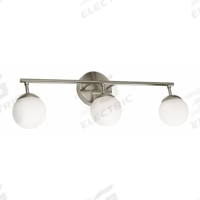 AFX INC. Pearl 3 Light LED Vanity: Satin Nickel, 1,175 lm_1,500 lm, 3000K, 15 W - Pearl Vanity Lights