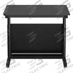 VERSADESK Standing Desk: Black, Wood, 36 in Overall Wd, 30 in Overall Dp, 36 in Max Desktop Ht (MPN CTL3630-BB). Key specifications — Frame Color: Black; Frame Material: Laminate; Brand: VERSADESK; Desktop Color: Black; Desktop Material: Wood.