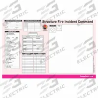 DISASTER MANAGEMENT SYSTEMS Structure Fire ICS Worksheet: Pad of 25 Sheets, Synthetic Paper, 25 PK (MPN DMS 05564). Key specifications — Brand: DISASTER MANAGEMENT SYSTEMS; Product Type: Structure Fire ICS Worksheet; Includes: Pad of 25 Sheets; Material: Synthetic Paper.