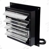 Shutter Mount Exhaust Fan: 20 in Blade, 2 Speed, 1/4 hp, Totally Enclosed Air Over, 3,300 cfm, 1 ph (MPN XFS20). Key specifications — Brand: CANARM; Motor Enclosure: Totally Enclosed Air Over; Frame Material: Steel; Number of Speeds: 2; Frame Finish: Powder Coated; Nameplate Voltage: 115V AC.