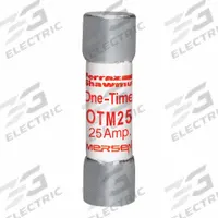 MERSEN Fuse: OTM Series, Midget, Fast-Acting, 25 A, 250 V AC, 13/32 in x 1 1/2 in, Non-Indicating (MPN OTM25). Key specifications — attr1287209: OTM; attr211192: MERSEN.