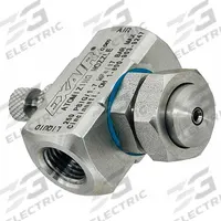 EXAIR Atomizing Spray Nozzle: Siphon, 0.5 scfm, Round, 1/4 in FNPT, FNPT, Atomizing Nozzle (MPN SR1010SS). Key specifications — Flow Rate: 0.5 scfm; Spray Pattern @ 15 In.: Round; Material: Stainless Steel; Mix Type: Internal; Brand: EXAIR.