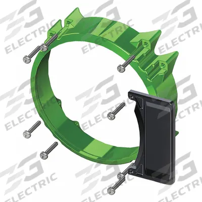 FEDERAL SIGNAL Indicator Ring: Global Series, Polycarbonate, Green - Accessories for Audible Alarms