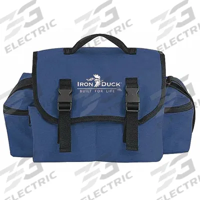 IRON DUCK Trauma Bag: 17 in L x 9 in W x 7 in H, Nylon, Blue, 11-20 in/21-30 in - Medical Duffel Bags