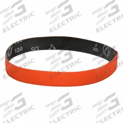 NORTON Sanding Belt: 1 1/4 in W x 21 in L, Ceramic, 120 Grit, Y Wt Polyester Backing, Blaze R980P (MPN 66261094255). Key specifications — Brand: NORTON; Series: Blaze R980P.