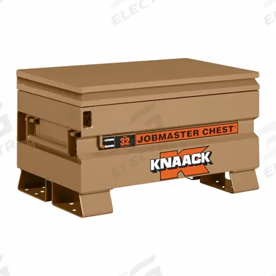 KNAACK Chest-Style Jobsite Box: 32 in W x 19 in D x 19 in H, 5 cu ft - Chest-Style Jobsite Boxes
