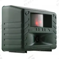 BIRD-X Electronic Animal Repeller: 4,000 sq ft Coverage Area, 6 3/4 in Overall Ht, 110 V AC (MPN YG). Key specifications — Voltage: 110 V AC; Brand: BIRD-X; Targeted Animals: Bats.