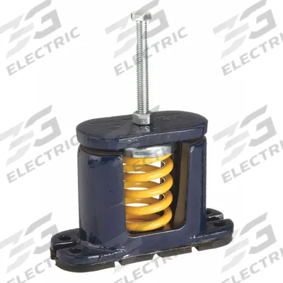 MASON Floor-Mount Vibration Isolator: Spring, 310 lb Capacity, 4 1/2 in Ht, 2 1/8 in Wd - Spring-Style Floor-Mount Vibration Isolators