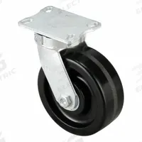 APPROVED VENDOR Plate Caster: Swivel, No Brake, Phenolic, 8 in Wheel Dia, 3 in Wheel Wd, Slot (MPN P27S-PH080R-16). Key specifications — Wheel Bearing Type: Roller; Wheel/Tread Color: Black; Brand: APPROVED VENDOR; Caster Type: Swivel.