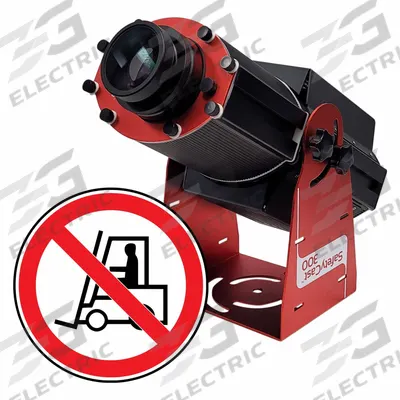 LASERGLOW TECHNOLOGIES Fixed Image Projector: Projector, Lens and Image Template, No Forklift - LED Projectors with Image Disks
