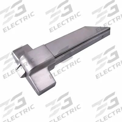 DESIGN HARDWARE Rim Exit Device: 3 ft Max Door Wd - Rim Push Bars
