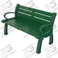 ULTRASITE Heritage Outdoor Bench: Heritage, 48 in Overall Lg, 30 in Overall Ht, Green, Green (MPN PB 4GREGFHER). Key specifications — Manufacturer Part Number: PB 4GREGFHER; Brand: ULTRASITE; Frame Color: Green; Product Type: Outdoor Bench; Seat Color: Green; Series: Heritage.