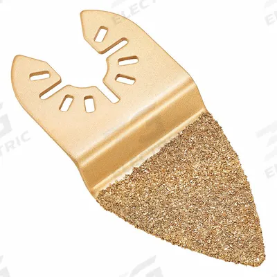DEWALT Oscillating Scraper Blade: 1 3/8 in Blade Wd, 3 in Blade Lg, Carbide Grit - Open-Back Universal OIS Mounted Blades