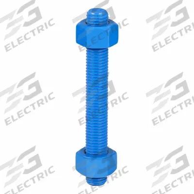 USA FASTENER Fully Threaded Stud: 3/4"-10 Thread Size, Steel, Grade B7, PTFE Coated - PTFE-Coated Fully-Threaded Rods & Studs