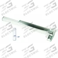 VON DUPRIN Exit Device: Mortise, 4 ft Max Door Wd, Chrome (MPN 9975DT 4 26D). Key specifications — Product Type: Exit Device; Brand: VON DUPRIN; Exit Device Type: Mortise; Outside Trim Type: Dummy Pull; Exit Bar Style: Touchbar; ADA Compliant: Yes.