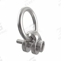 JERGENS Hoist Ring: Swivel, Nickel-Plated Steel, M30-3.50, Max. 10,690 lb, Side-Pulling (MPN 47357-E). Key specifications — Brand: JERGENS; Thread Size: M30-3.50; Operation: Side-Pulling.