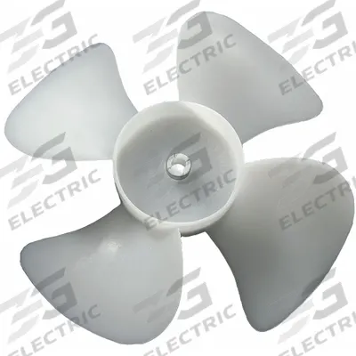 Dayton Propeller: 3 in Propeller Dia. (In.), 1/8 in Bore Dia. (In.) - DAYTON Plastic Fan Blades with CW Facing Discharge