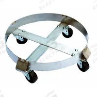 APPROVED VENDOR Drum Dolly: 800 lb Load Capacity, For 30 gal Container Capacity, Round, (4) Swivel (MPN 6FVH5). Key specifications — Caster/Wheel Configuration: (4) Swivel; For Container Capacity: 30 gal; Deck Shape: Round; Brand: APPROVED VENDOR.