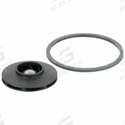 TACO Impeller: 2400-020RP, EPDM/Rubber, 2.5 in Dia. - Impellers for Circulator Pumps