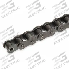 TSUBAKI Roller Chain: Steel, Single Strand, 16B, 1 in Pitch, 50 ft Overall Lg, Riveted Pin (MPN RS16BR50). Key specifications — Pin Construction: Riveted Pin; Brand: TSUBAKI.