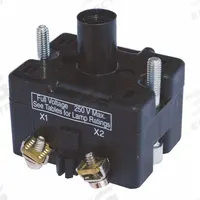 EATON Lamp Module: 30 mm Size, Clear, LED, 24 V AC/DC Rating, No Transformer (MPN HT8F3V3). Key specifications — Compatible Operator: Push Button; Compatible with Series: HT800; Terminal Connection Type: Screw Terminals; Brand: EATON; Manufacturer Part Number: HT8F3V3; Includes Bulb: Bulb Included.