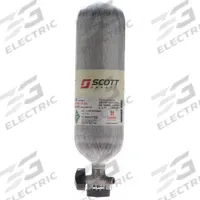 SCBA Cylinder with Valve: Carbon, 7.7 lb Wt Empty, Pre-Filled, Threaded, 4,500 psi Cylinder Pressure (MPN 804721-01). Key specifications — Cylinder Material: Carbon; Pre-Filled: Yes; Cylinder Connection: Threaded.