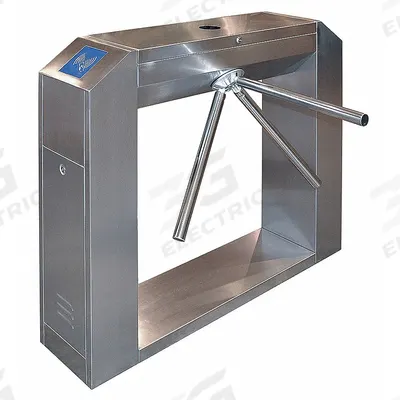 TURNSTILE Drop-Arm Turnstile: 2-Way, Waist High Gate, Electric, 40 in Overall Ht - Two-Way Turnstiles