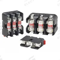 LITTELFUSE Fuse Block: Open Block Design, 3 Pole, 300 V AC, Box Lug, Non-Indicating (MPN LFT301003CS). Key specifications — Brand: LITTELFUSE.