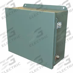 HAMMOND Electrical Enclosure: Steel, 10 in x 12 in x 5 in, NEMA 12/13/3R/4, Solid Cover, Hinged (MPN HJ10125HLP). Key specifications — Closure Method: Clamps; Brand: HAMMOND; Knockouts: Not Included.