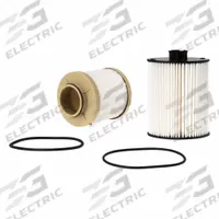 FLEETGUARD Fuel Filter: Diesel Fuel, Diesel, Ford, Includes 2 Filters and 2 Gaskets (MPN FK48002). Key specifications — Brand: FLEETGUARD; Includes: Includes 2 Filters and 2 Gaskets; Compatible Vehicle Type: Trucks; Compatible Vehicle Make: Ford.