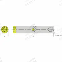 ULTRA-DEX USA Indexable Boring Bar: CFT B50MM-500 (MPN 910-000-039). Key specifications — attr257292: CFT B50MM-500.
