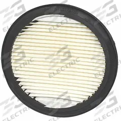 CHICAGO PNEUMATIC Pleated Filter: Paper, 1.37 in Overall Ht, 3 in Inside Dia, 4 in Outside Dia (MPN FE004). Key specifications — attr59866: FE004; attr59869: CHICAGO PNEUMATIC; attr59875: 581VNS.