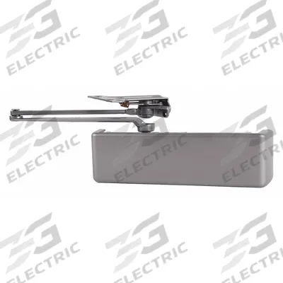 LCN Door Closer: Parallel Mounting Type, Grade 1 - Heavy Duty, Aluminum, 12 1/4 in Lg - Parallel Arm-Mount Door Closers
